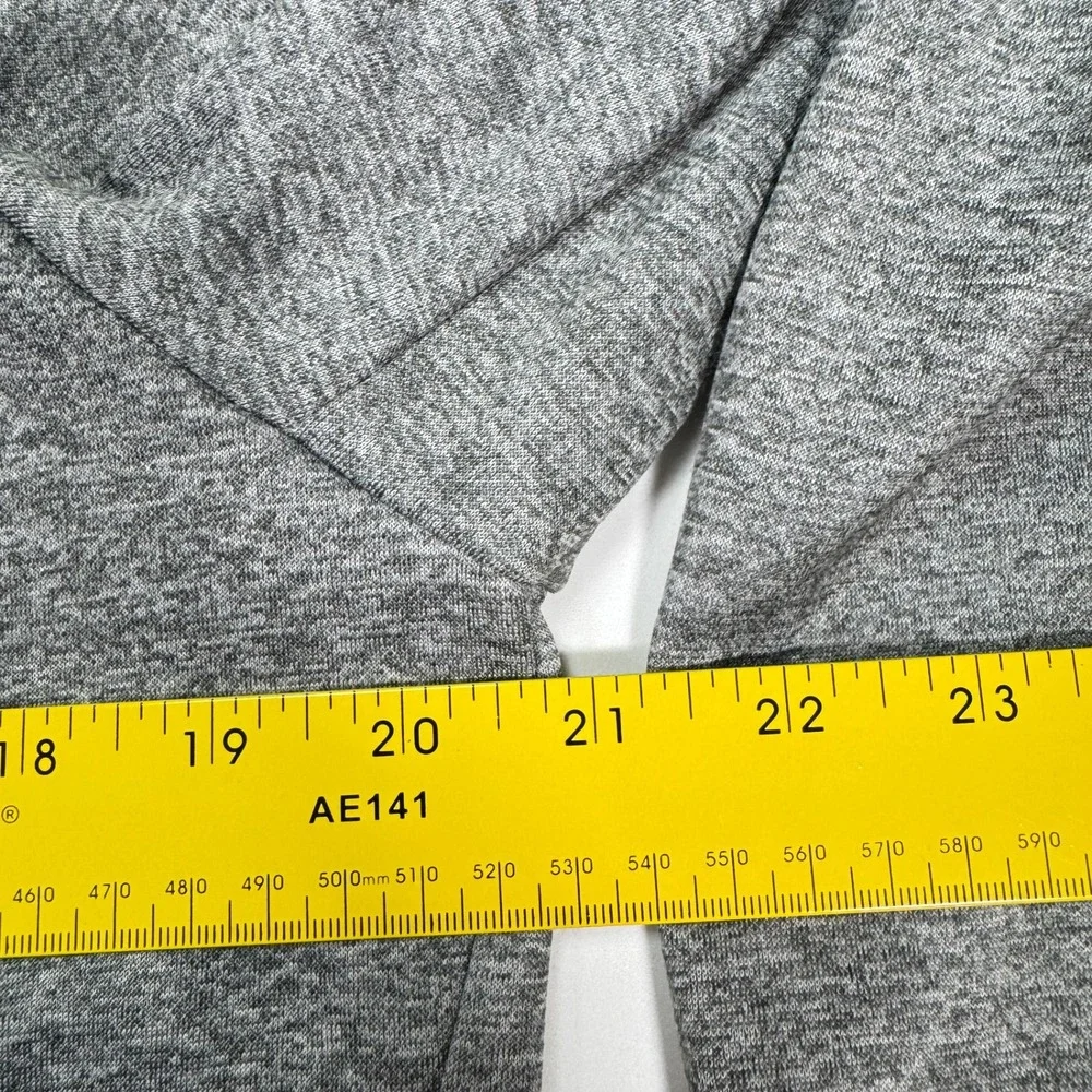 Nike Dri-FIT Mens XL Heather Gray Full Zip Hoodie Sweatshirt Athletic Training